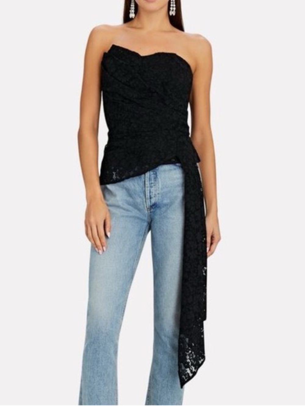 Veronica Beard Selima Corded Lace Top